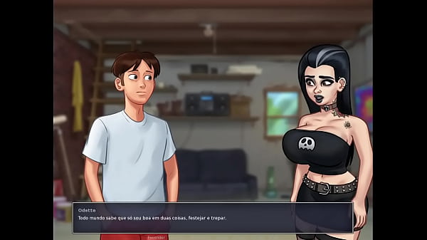 Summertime Saga ep 87Plano pra Fazera Peituda Odette pegar_a Ruivinha Gracce