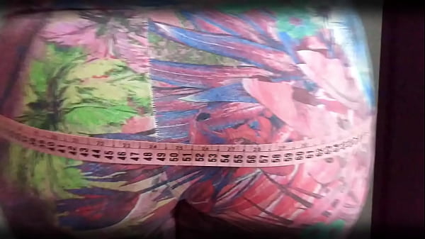 cuckold husband taking all_the measurementsof her_slut housewife karina and Lucas