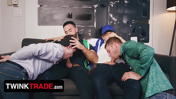 Hunk Step Fathers Rocky Vallarta & Teddy Torres Take Control Over Their Step Sons - Twink Trade 