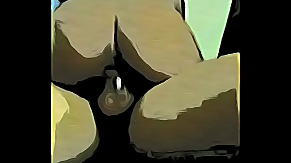 Cabalgando polla en la sala