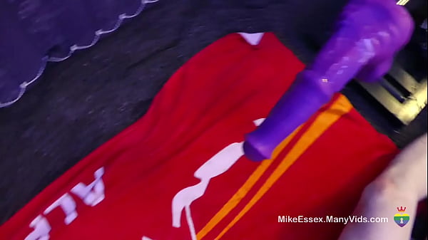 Getting machine fucked by the big war horse dildo - This thing is a beast 