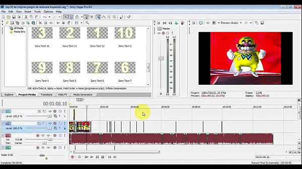 Los juegos favoritos de super wario man