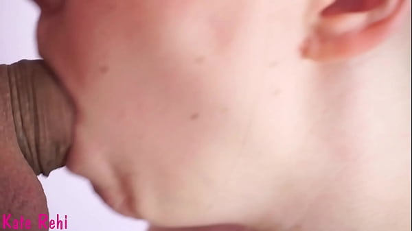 Cum_in my mouth. Gentle, slow blowjob close-up. Pulsate cock and_creampie