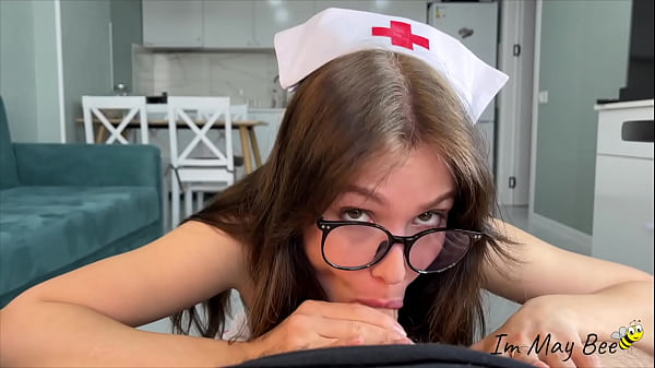 Play MP4 - Emergency nurse call&period; A life-saving blowjob