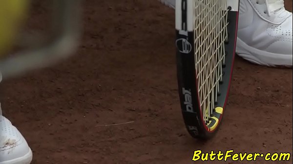 Assfucked babe drools over a jizzing cock 