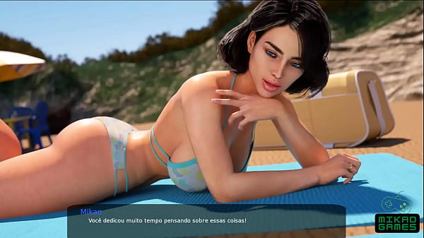 Milfy City ep 41 Passei o dia Junto da Stepmom Gostosa na Praia