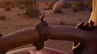 Hot Ebony Beauty Fucked On The Hood Of A Luxury Supercar In The Desert Sunset - Ai Interactive Video thumbnail