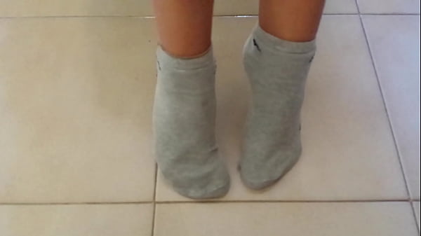 perfect small feet in socks