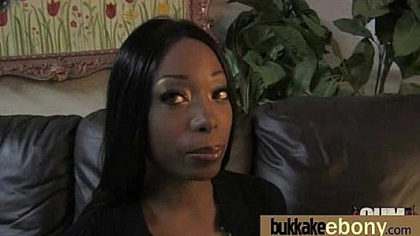 Ebony babe sucks too many white cocks 7 