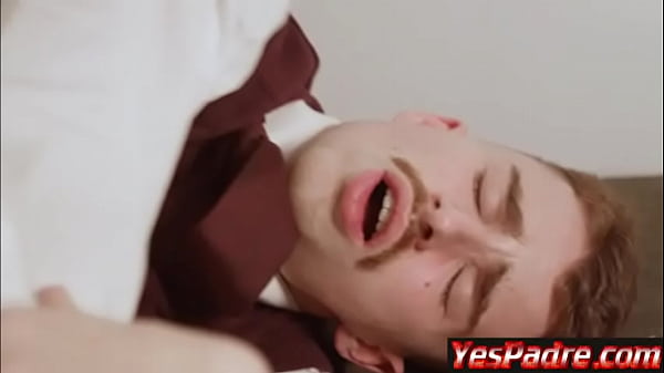 Hairy Priest barebacks a Teen 