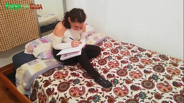 I Have To Study, But He Wants To Fuck And Convinces Me thumbnail