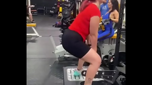 thong in the gym 
