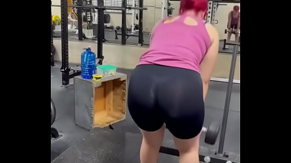 Thong in the gym 