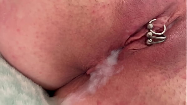 Blow Foreskin Dick With View On My Bigtits And Fuck My Pierced Pussy And Creampie thumbnail