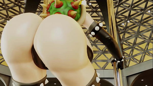 Bowsette shaking that ass on the tube 