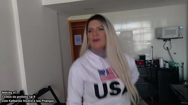 Katharine Madrid E Isis Pitangui Juntinhas No Making Of Do Nono Epis&oacute;dio Da Contos Do Proibido!! thumbnail