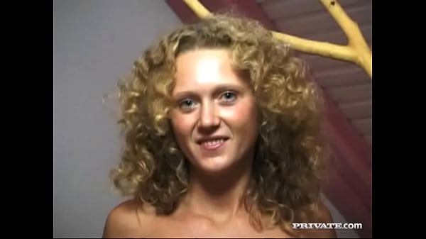 Justine is Casted and has a Wet Threesome by The Pool