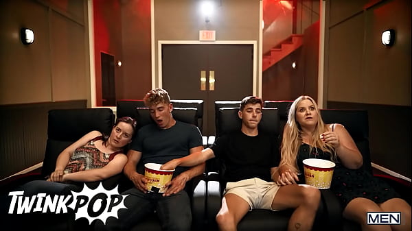 Play MP4 - Joey Mills & Felix Fox Go To The Cinema With Their Gf's But They End Up Getting Fucked Together - Twink Pop