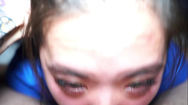 Rn sucking fat white cock after her shift pov interracial gagging andregotbars