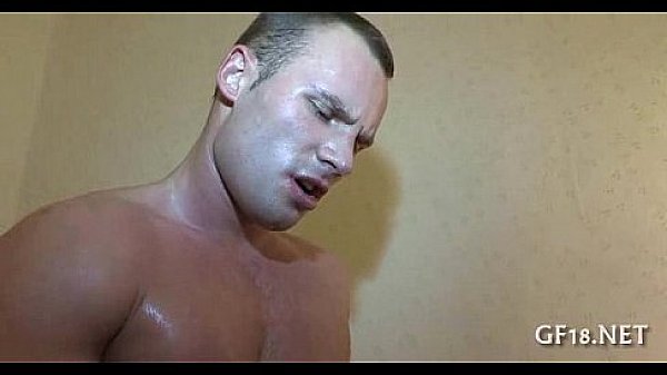 Perverted spectacled guy holds hand