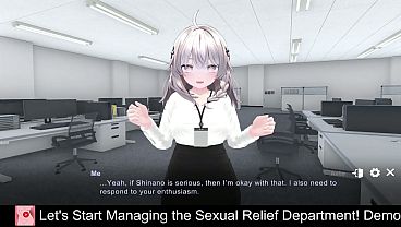 Let's start managing the sexual relief department free steam demo game sexual content nudity hentai mature nsfw 3d immersive sim fmv jrpg casual exploration modern rpg anime colorful cinematic psychedelic cute stylized atmosphe