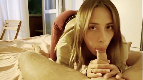 My_Gym Partner Loves Gives_Sloppy Blowjob insead of_going o_he gym