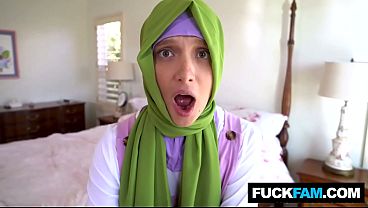 Horny Hijabi'_s First DICK Experience Izzy Lush, Donnie Rock