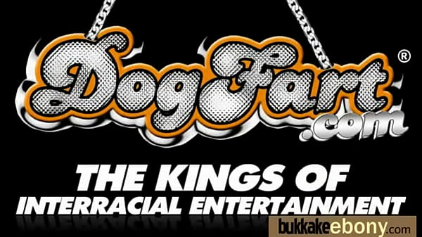 Hot_ebony chick in interracial gangbang 16