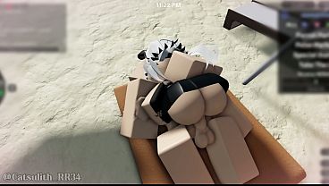 Fucking A Bunny Girl On A Public Beach | Roblox #73 thumbnail