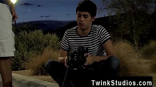 Gay video Brendan and Lucas are out in the parking lot, playing with 
