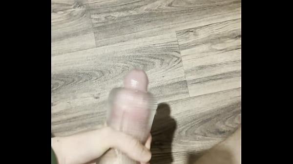 TWINK FLESHLIGHT ORGASM – WET, MESSY CUMMING WITH TONED ABS! Full Premium Video