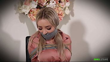 Young Blonde Sec Bound And Tape Gagged By Captor While Being Totally Helpless And Moaning Ep 1 thumbnail