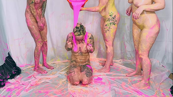 Play MP4 - Gunge games WAM Lesbian fun with monster toys&excl;