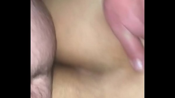 Cream pie with sex toy interracial couple