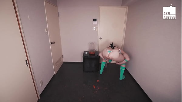 Horny Hunk Feeds Ass With Dessert 