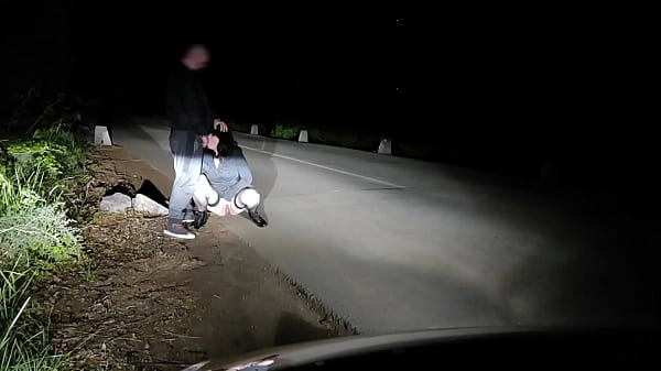 Motherinlaw Pissing In Public Road While Sucking Stepson Fat Dick Public Humiliation thumbnail