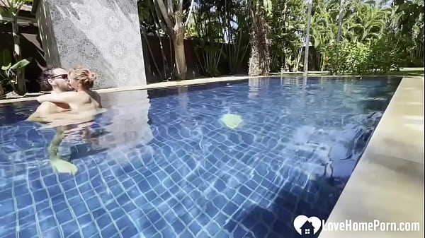 Hot Babe_Takes a_Swim andGets MyCock Poolside