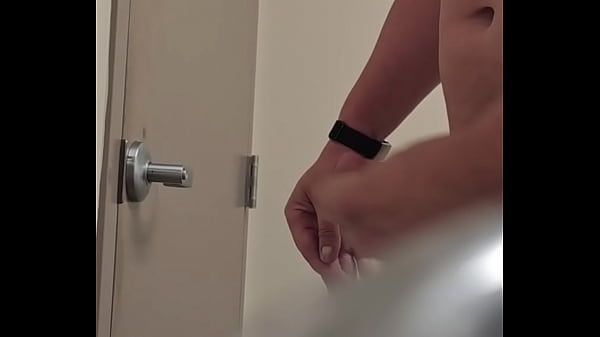 Play MP4 - Rubbing one off in the bathroom alot of cum