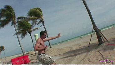 Nonton Flirting On The Beach With Mahlia Milian Ends With His White Dick Pounding Her Relentlessly thumbnail