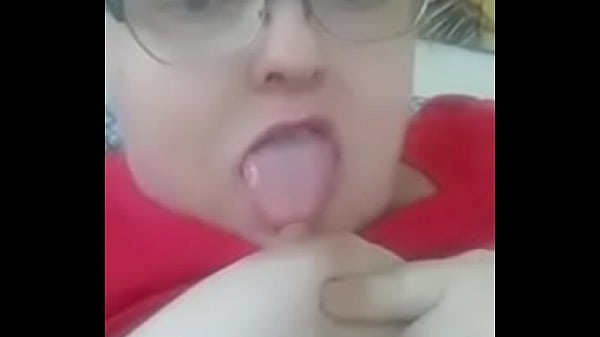 Playing with my stiff nipples