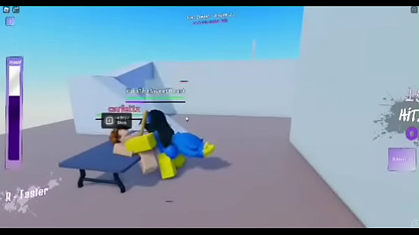 Una noob me mama la pinga en roblox 