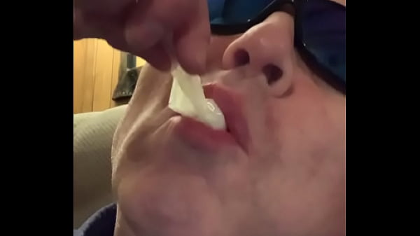 Eating my own cum!