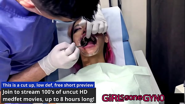Channy Crossfire_Gets Dental Checkup FromDr Canada At GirlsGoneGyno Reup