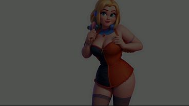 Nonton Ai Animation Of Mature Harley Quinn Sucking Cock, Fucking A Dildo, And Getting Drilled Missionary thumbnail