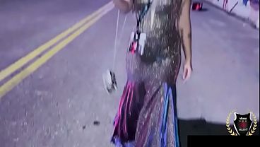 Rome Major Fucks &amp_ Cums On Diamond Marie'_s In The Backseat Car!