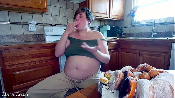 Stuffing Myself Of Donuts Until I Explode | Clara Crisp Gorges Pastries Until She Pops | Eating To Burst thumbnail