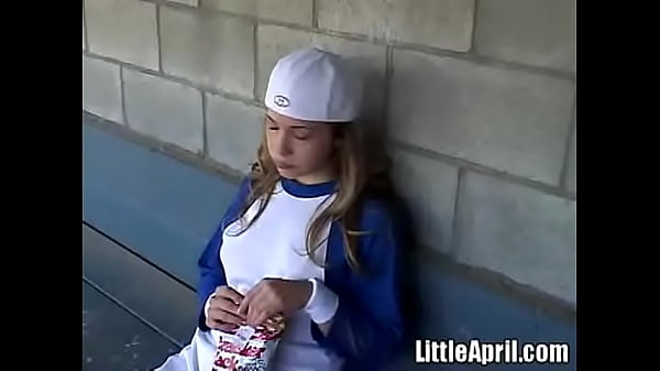 Play MP4 - Little April Plays With Herself After A Game Of Baseball
