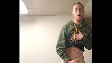Jarret Masturbating in the basement