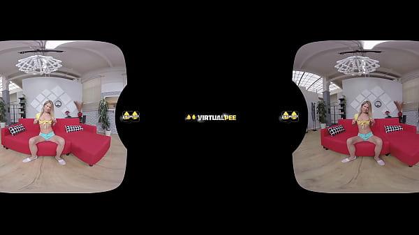 ClaudiaMacc features in her own virtual reality porn pissing movie