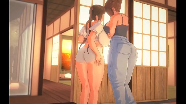 Visiting thicc step aunt and step cousin 